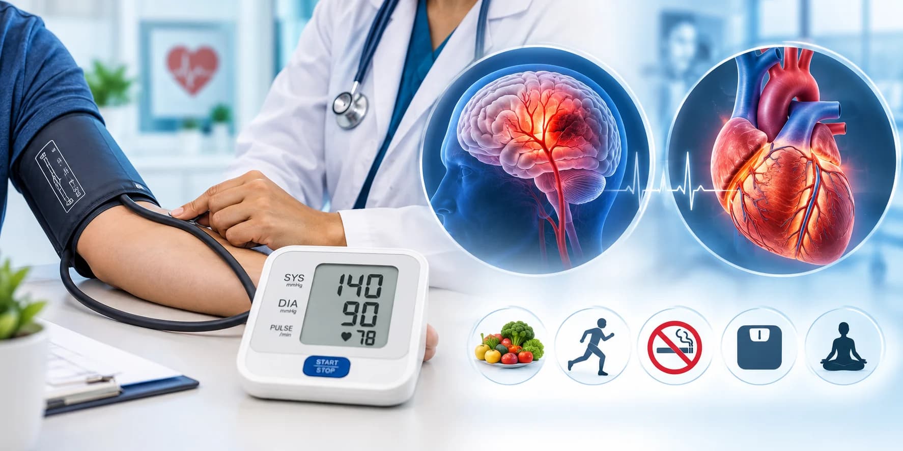 High Blood Pressure (Hypertension): Preventing Stroke & Heart Failure